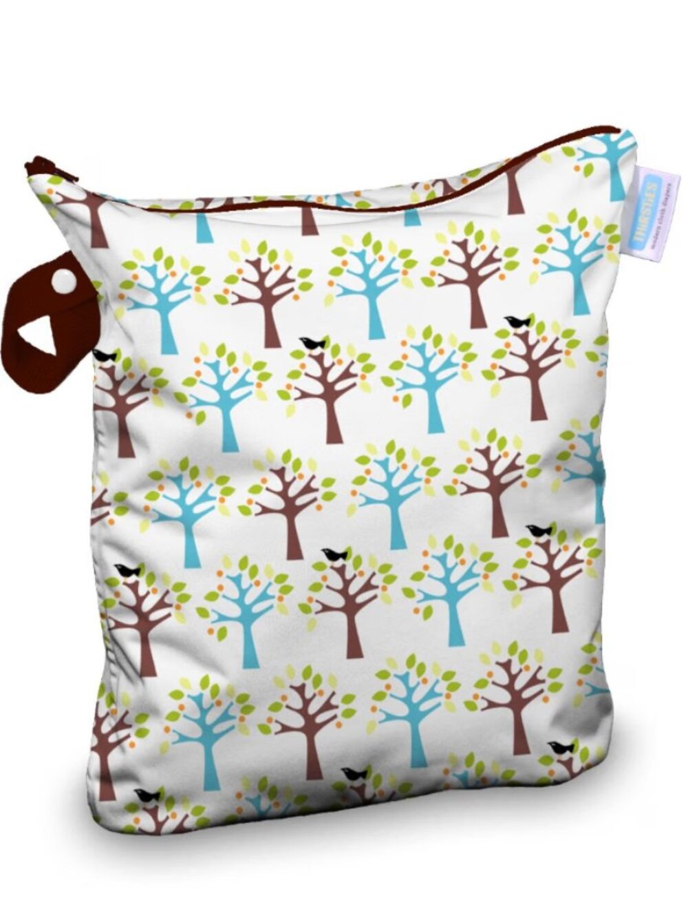 Thirsties Wet Bag Blackbird Cloth Diaper Bag